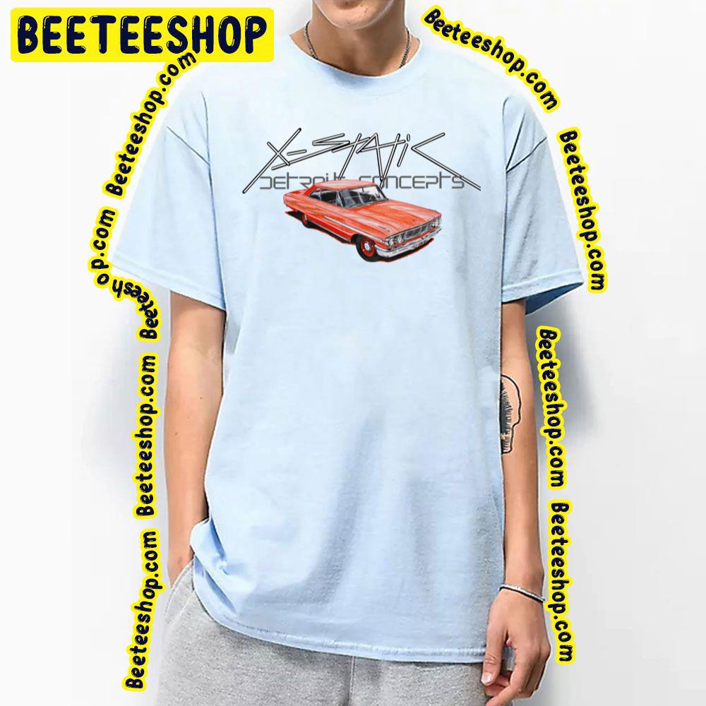 Red Car Ford Galaxie Static-X Trending Unisex T-Shirt Red Car Ford Galaxie Static-X Trending Unisex T-Shirt