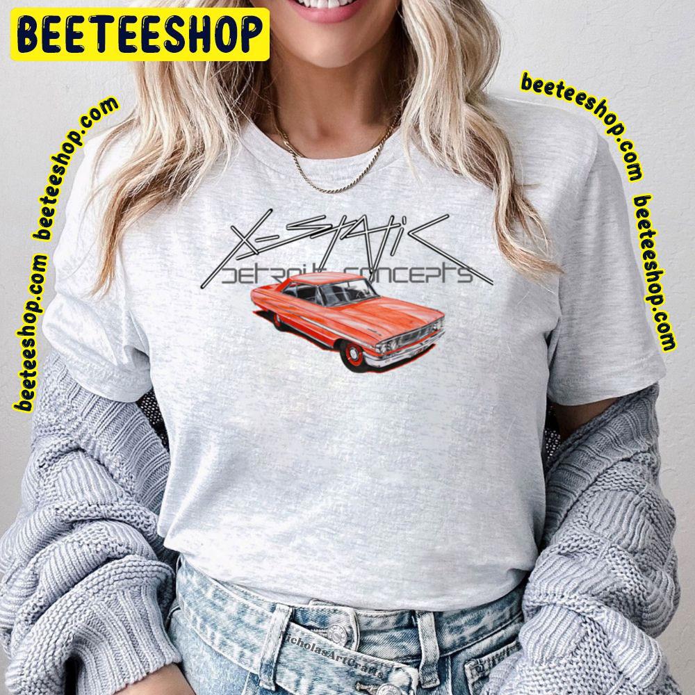 Red Car Ford Galaxie Static-X Trending Unisex T-Shirt Red Car Ford Galaxie Static-X Trending Unisex T-Shirt