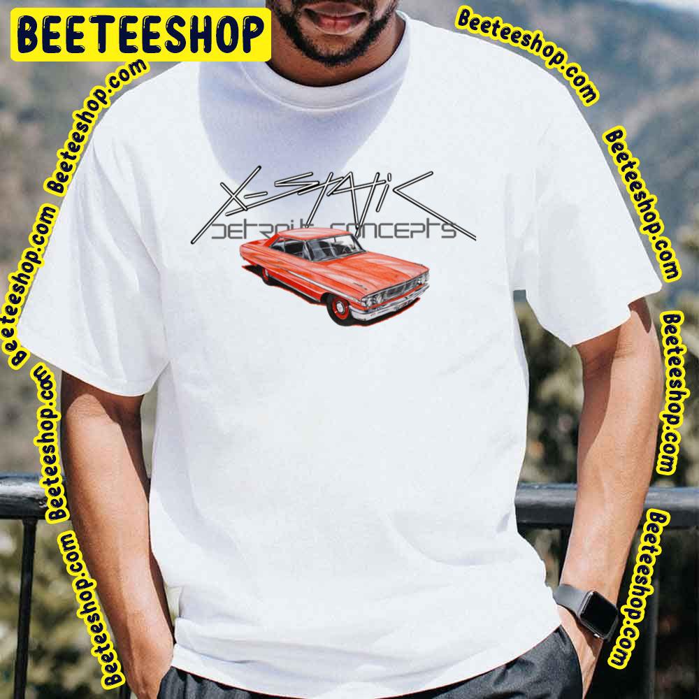 Red Car Ford Galaxie Static-X Trending Unisex T-Shirt Red Car Ford Galaxie Static-X Trending Unisex T-Shirt