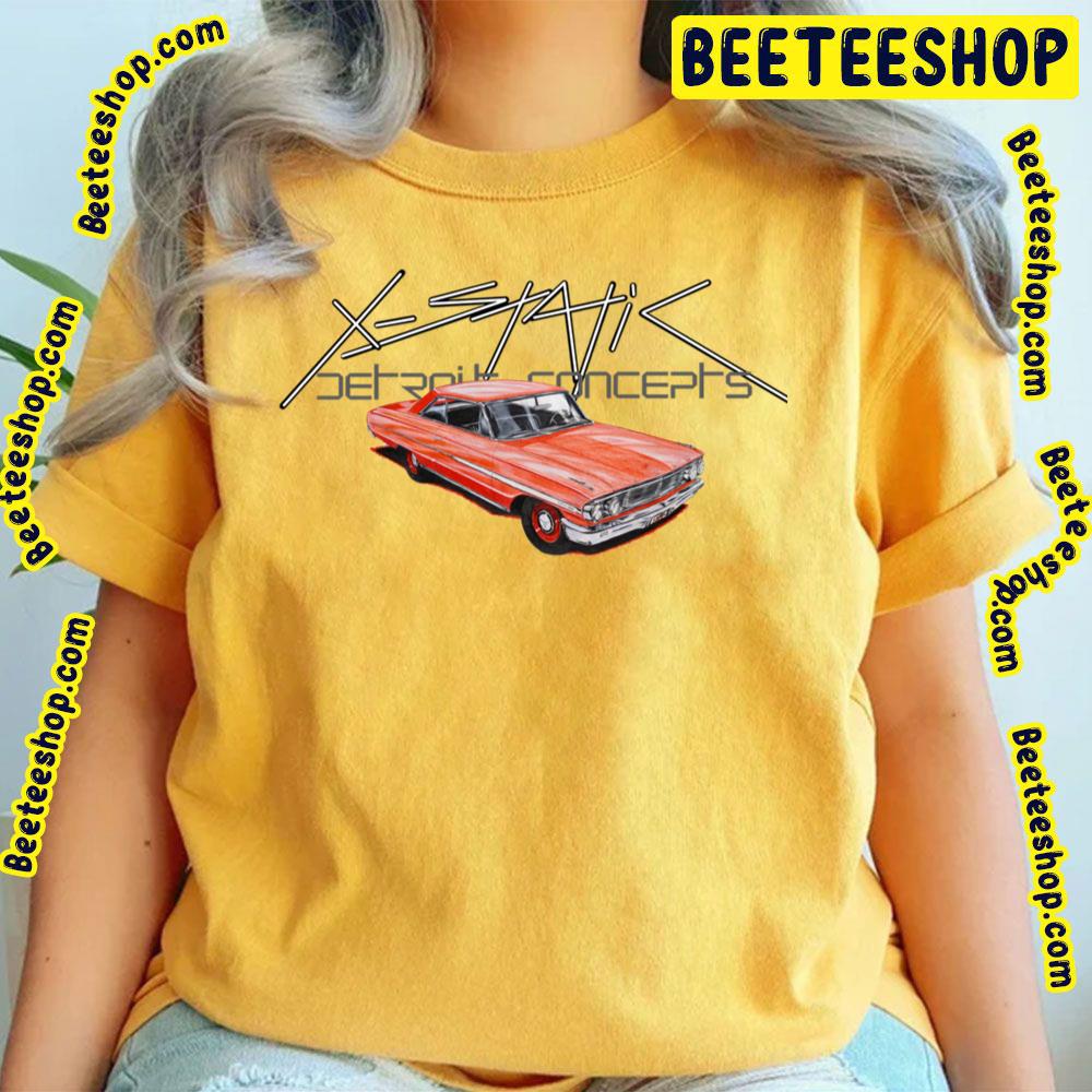 Red Car Ford Galaxie Static-X Trending Unisex T-Shirt Red Car Ford Galaxie Static-X Trending Unisex T-Shirt