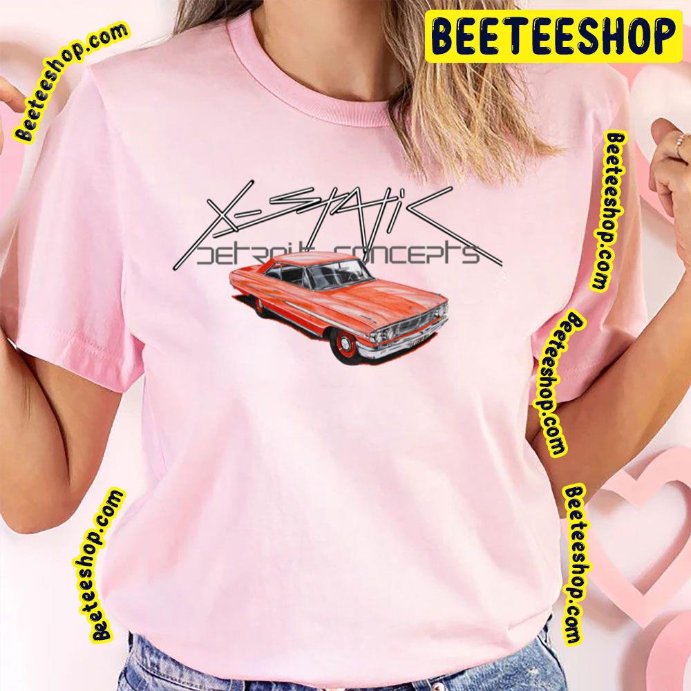 Red Car Ford Galaxie Static-X Trending Unisex T-Shirt Red Car Ford Galaxie Static-X Trending Unisex T-Shirt
