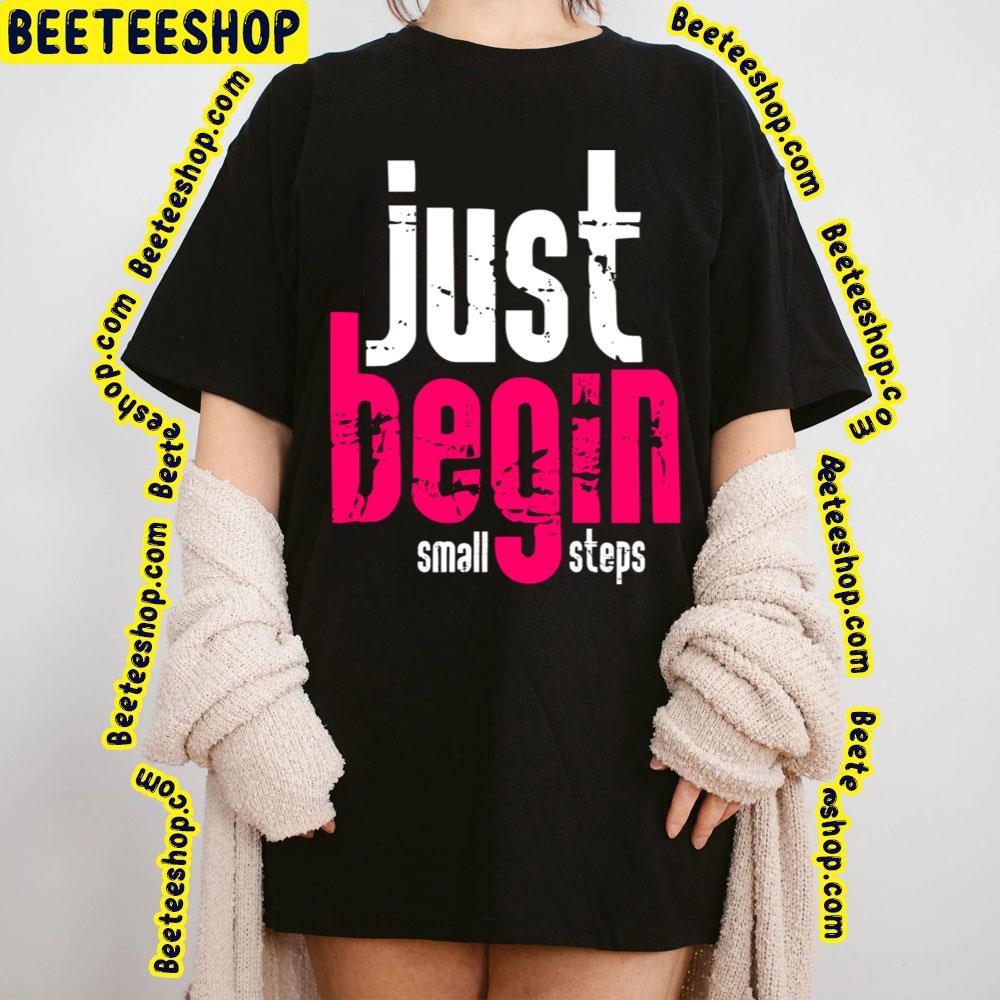 Red Text Begin Baby Steps Trending Unisex T-Shirt Red Text Begin Baby Steps Trending Unisex T-Shirt