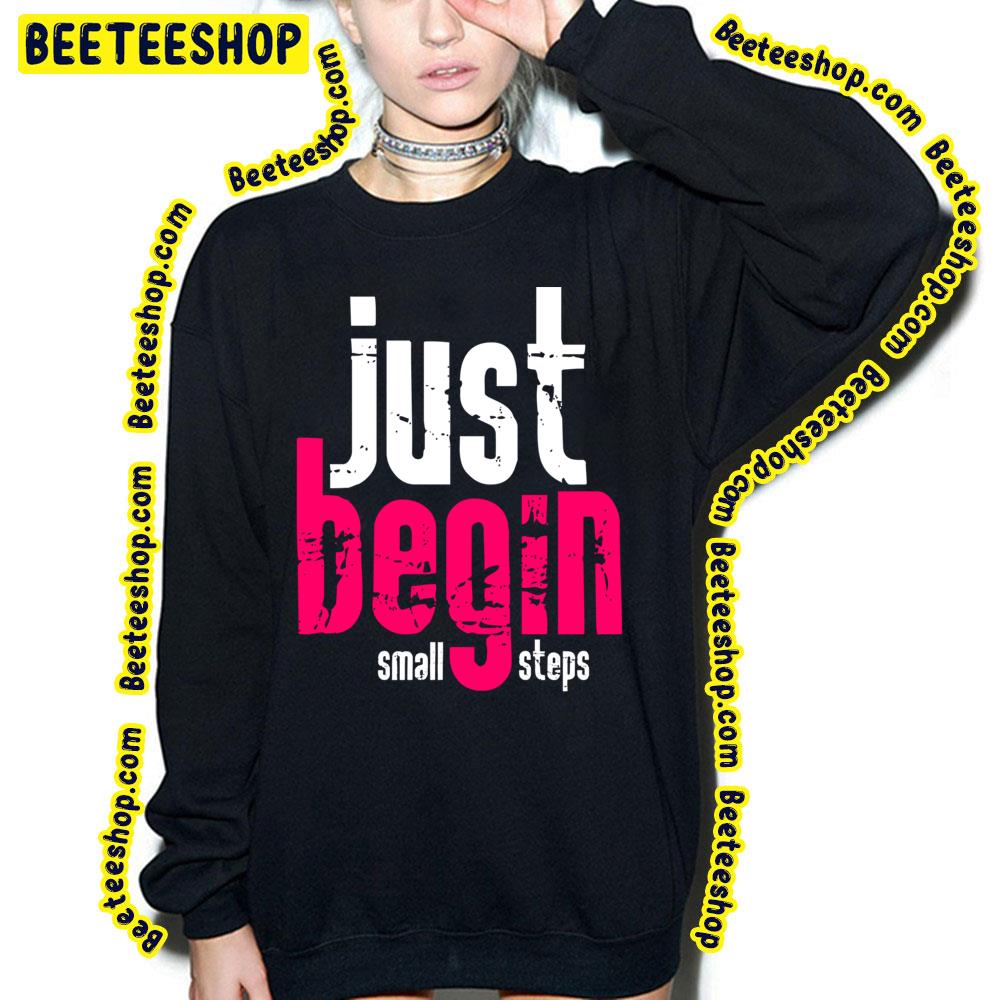 Red Text Begin Baby Steps Trending Unisex T-Shirt Red Text Begin Baby Steps Trending Unisex T-Shirt