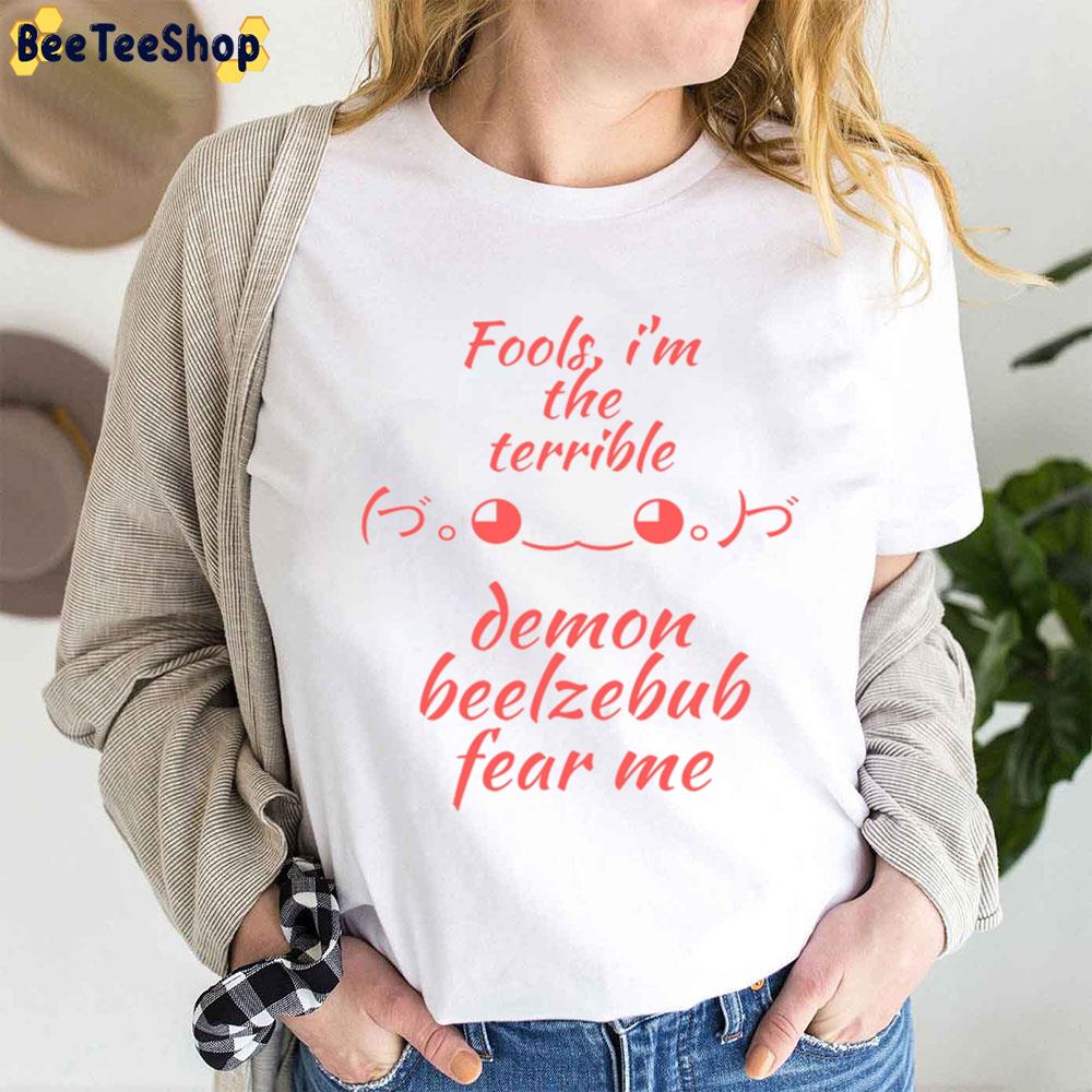 Red Text Demon Beelzebub Trending Unisex T-Shirt Red Text Demon Beelzebub Trending Unisex T-Shirt
