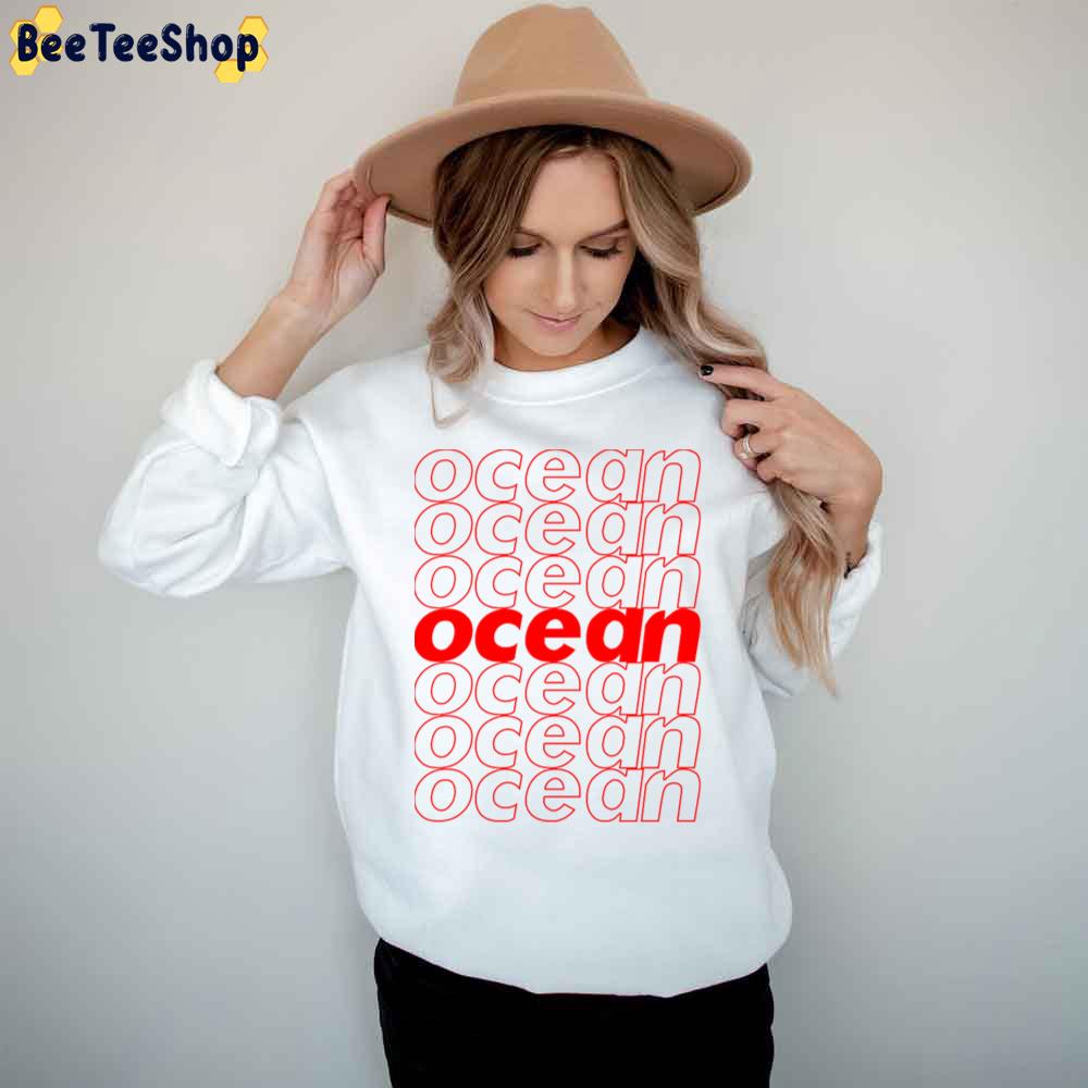 Red Text Frank Ocean Logo Trending Unisex T-Shirt Red Text Frank Ocean Logo Trending Unisex T-Shirt
