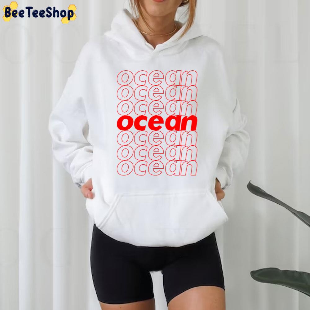 Red Text Frank Ocean Logo Trending Unisex T-Shirt Red Text Frank Ocean Logo Trending Unisex T-Shirt