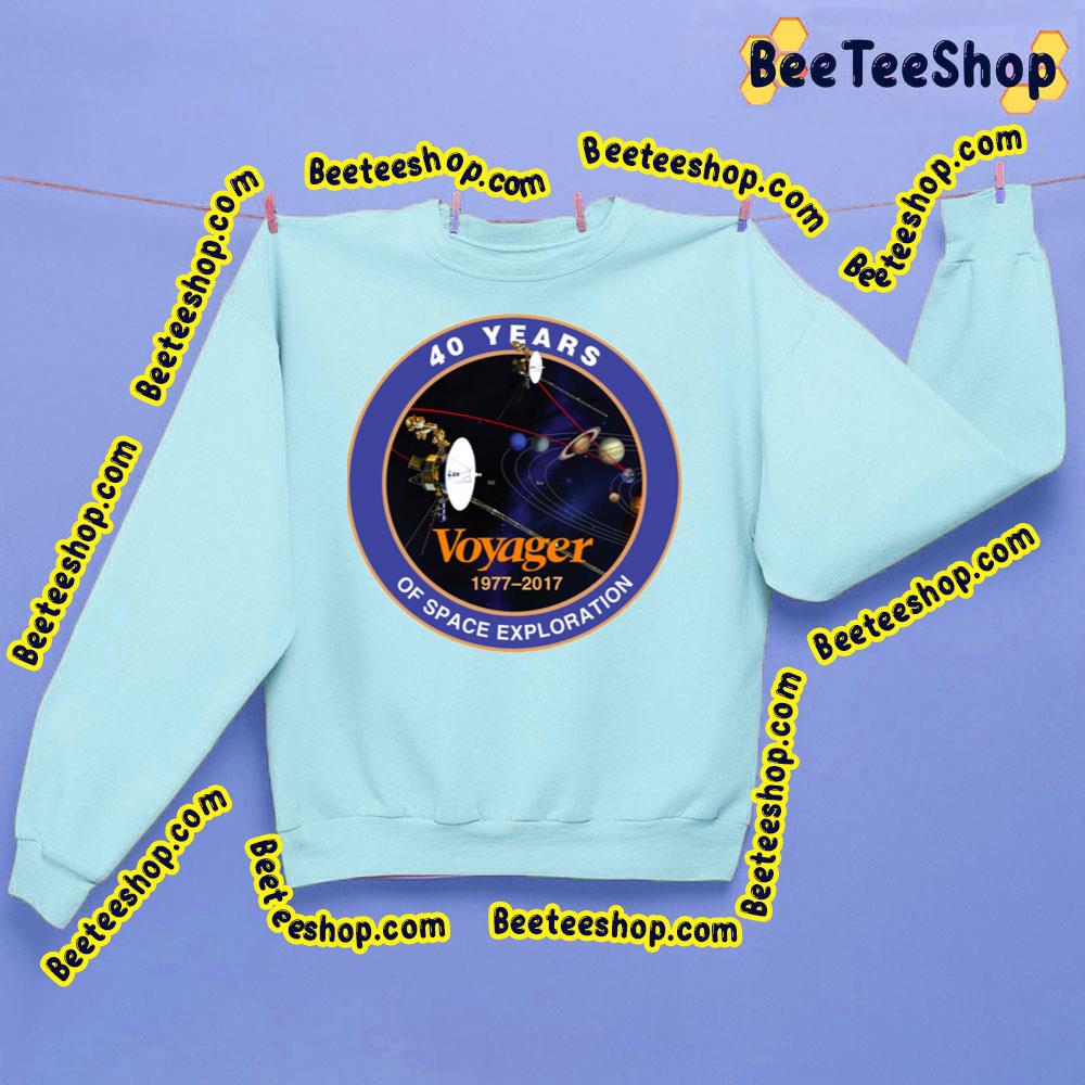 Retro Art 40th Anniversary Voyager Trending Unisex Sweatshirt Retro Art 40th Anniversary Voyager Trending Unisex Sweatshirt