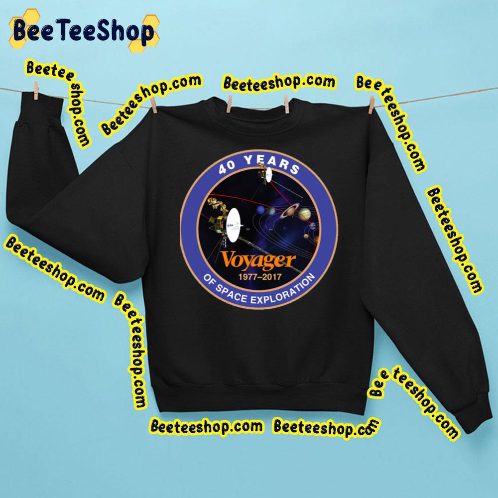 Retro Art 40th Anniversary Voyager Trending Unisex Sweatshirt Retro Art 40th Anniversary Voyager Trending Unisex Sweatshirt