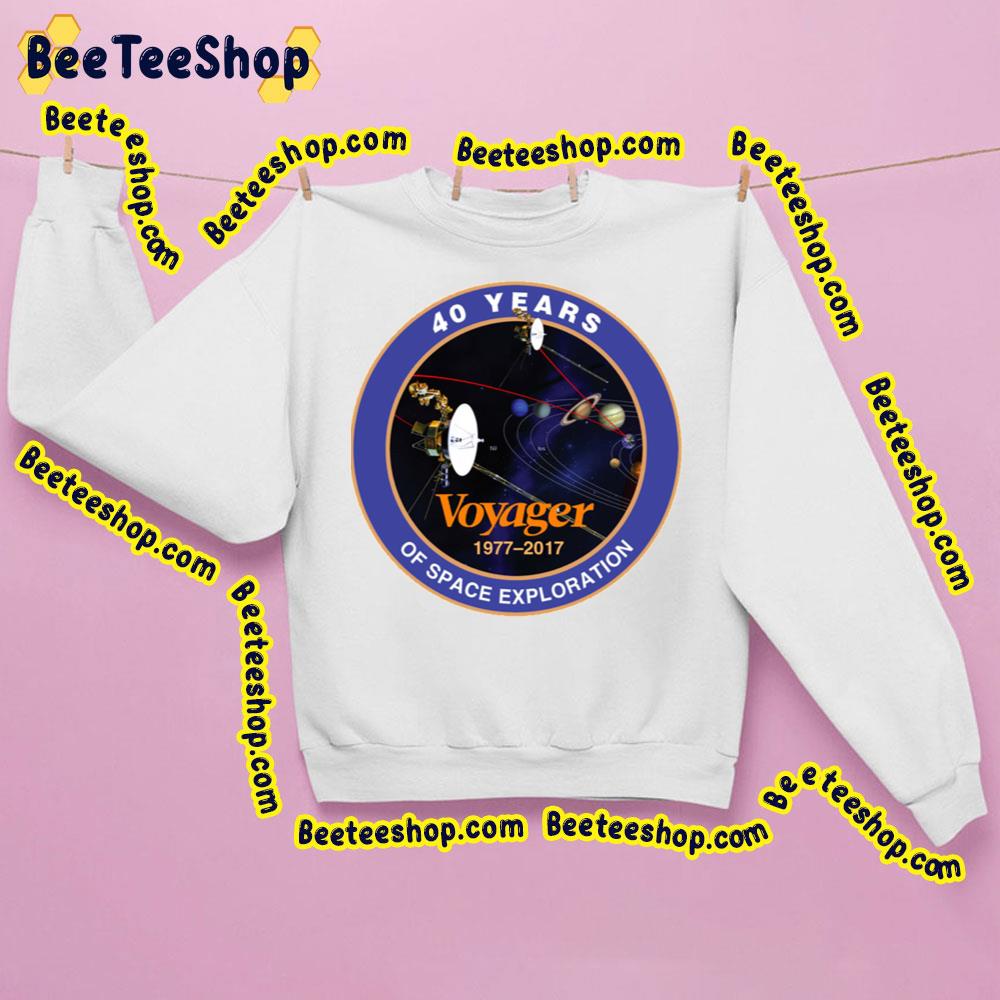Retro Art 40th Anniversary Voyager Trending Unisex Sweatshirt Retro Art 40th Anniversary Voyager Trending Unisex Sweatshirt