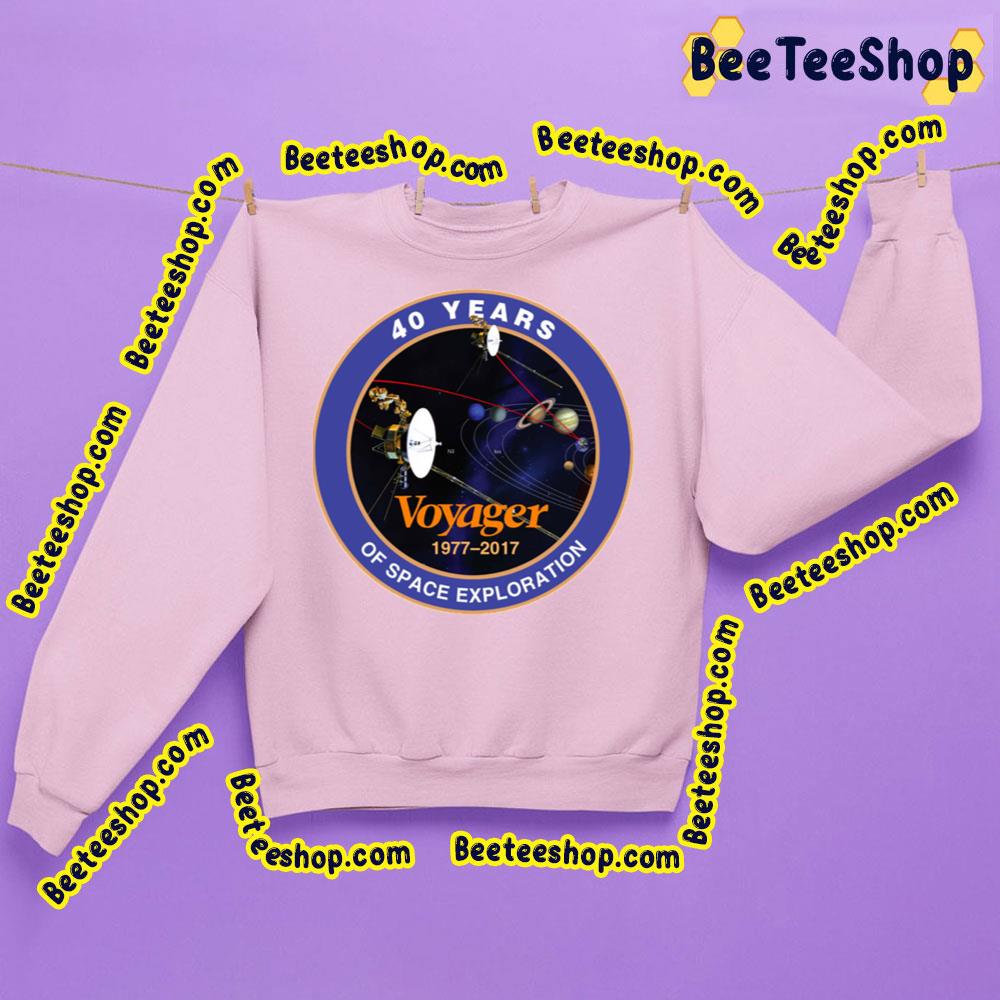 Retro Art 40th Anniversary Voyager Trending Unisex Sweatshirt Retro Art 40th Anniversary Voyager Trending Unisex Sweatshirt