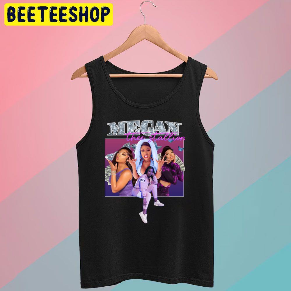 Retro Art Beautiful Girl Megan Thee Stallion Trending Unisex T-Shirt Retro Art Beautiful Girl Megan Thee Stallion Trending Unisex T-Shirt