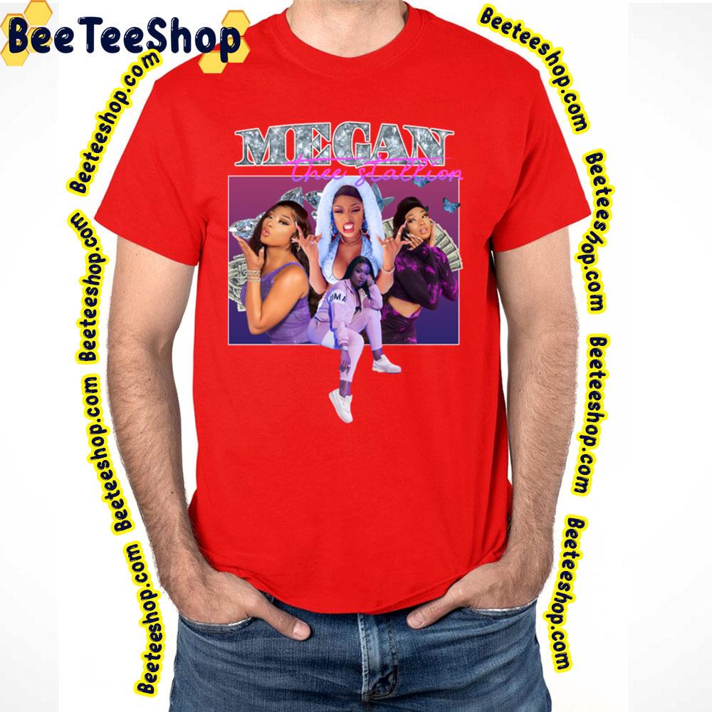 Retro Art Beautiful Girl Megan Thee Stallion Trending Unisex T-Shirt Retro Art Beautiful Girl Megan Thee Stallion Trending Unisex T-Shirt