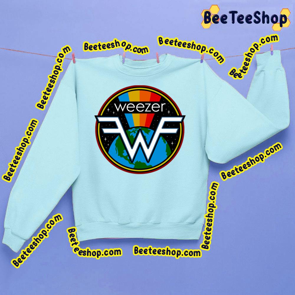 Retro Art Circle Weezer Logo Trending Unisex Sweatshirt Retro Art Circle Weezer Logo Trending Unisex Sweatshirt