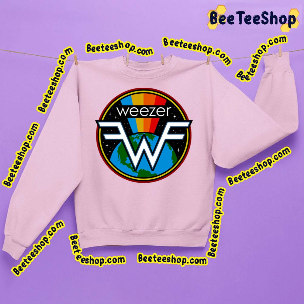 Retro Art Circle Weezer Logo Trending Unisex Sweatshirt Retro Art Circle Weezer Logo Trending Unisex Sweatshirt