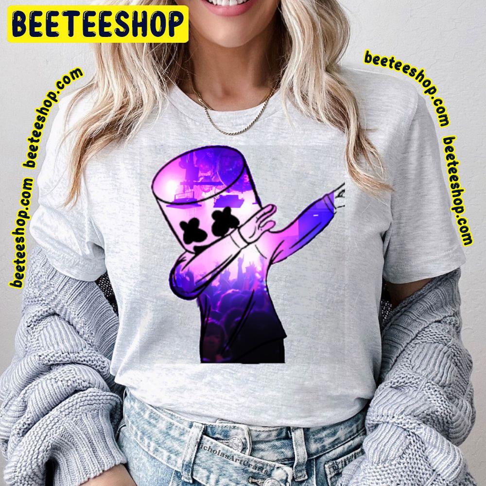 Retro Art Neon Dj Marshmello Trending Unisex T-Shirt Retro Art Neon Dj Marshmello Trending Unisex T-Shirt