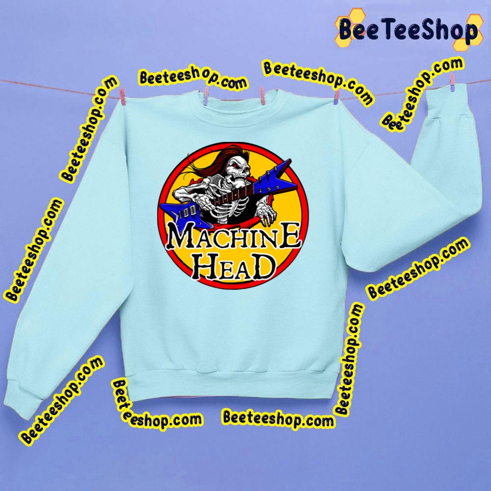 Retro Art Skull Guitar Machine Head Trending Unisex Sweatshirt Retro Art Skull Guitar Machine Head Trending Unisex Sweatshirt
