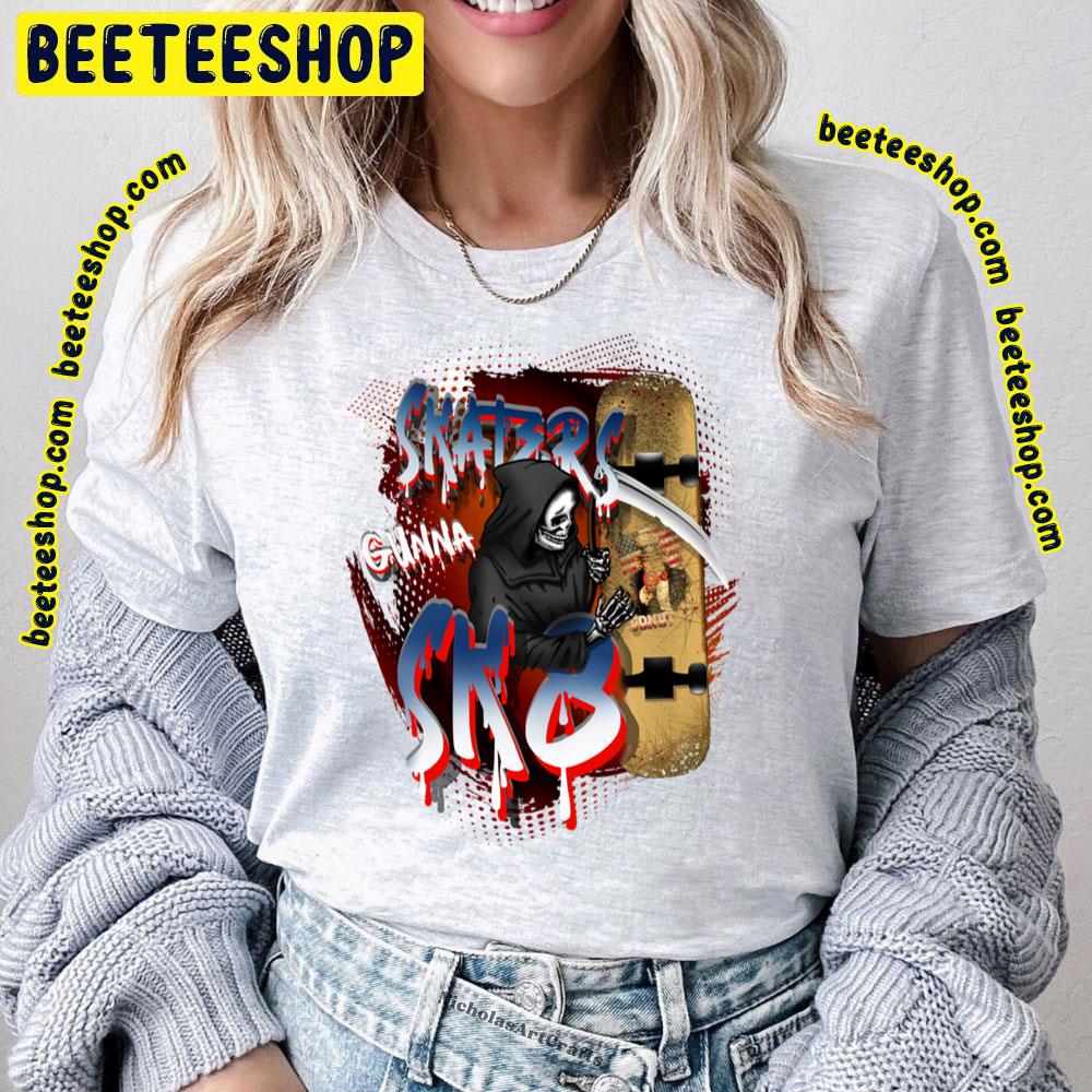 Retro Art Skull Skaters Gunna Trending Unisex T-Shirt Retro Art Skull Skaters Gunna Trending Unisex T-Shirt