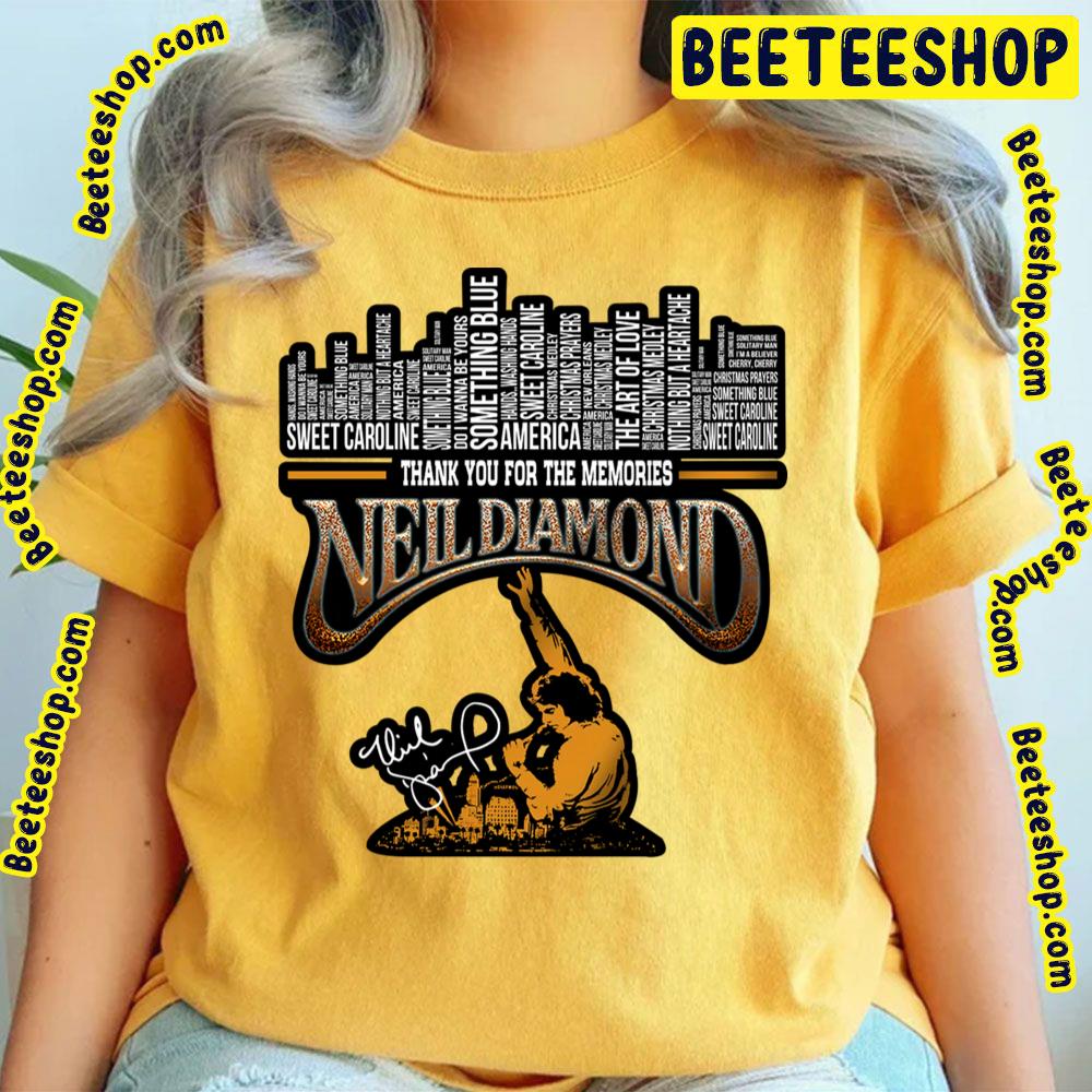 Retro Art Thank You For The Memories Neil Diamond Trending Unisex T-Shirt Retro Art Thank You For The Memories Neil Diamond Trending Unisex T-Shirt