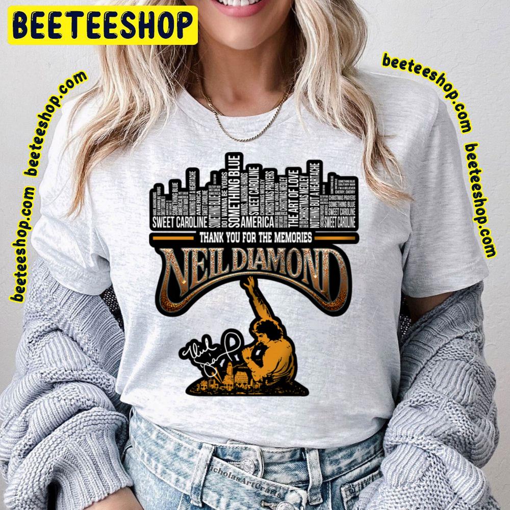 Retro Art Thank You For The Memories Neil Diamond Trending Unisex T-Shirt Retro Art Thank You For The Memories Neil Diamond Trending Unisex T-Shirt