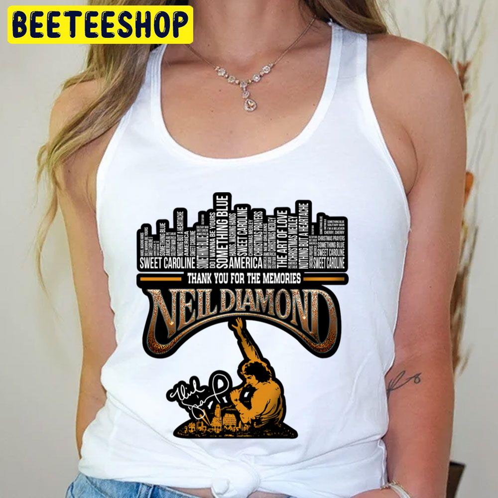 Retro Art Thank You For The Memories Neil Diamond Trending Unisex T-Shirt Retro Art Thank You For The Memories Neil Diamond Trending Unisex T-Shirt