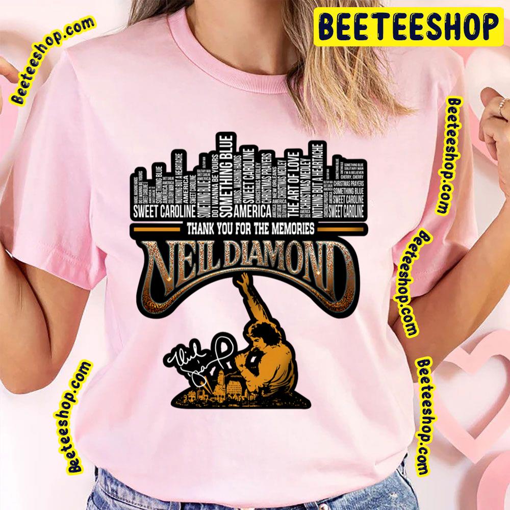 Retro Art Thank You For The Memories Neil Diamond Trending Unisex T-Shirt Retro Art Thank You For The Memories Neil Diamond Trending Unisex T-Shirt