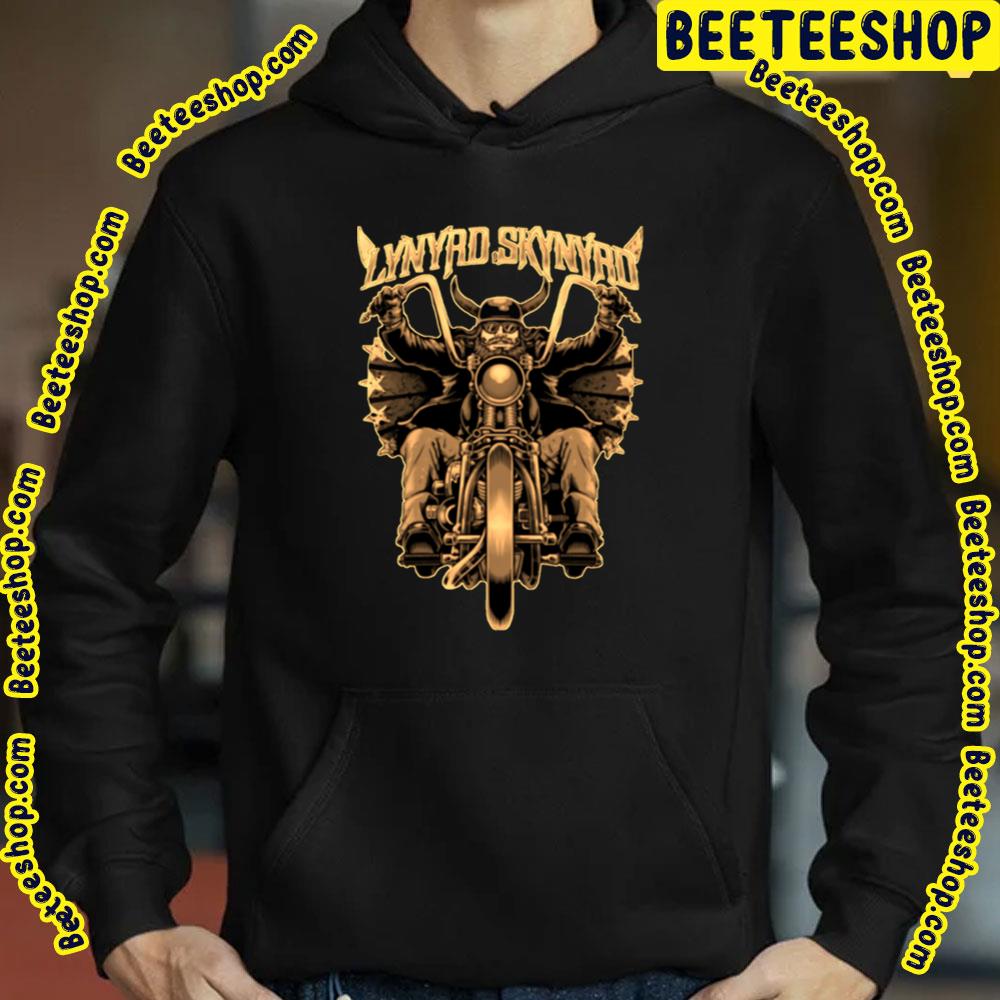 Retro Brown Art Skull Bike Lynyad Trending Unisex T-Shirt Retro Brown Art Skull Bike Lynyad Trending Unisex T-Shirt