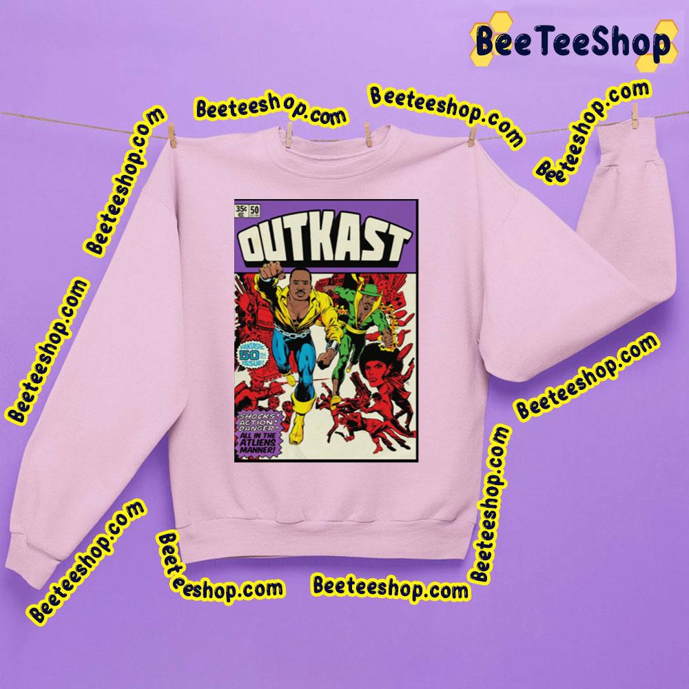Retro Comic Art Dangerous Outkast Trending Unisex Sweatshirt Retro Comic Art Dangerous Outkast Trending Unisex Sweatshirt