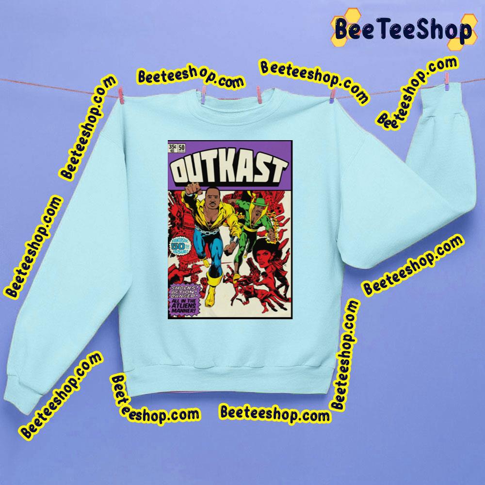 Retro Comic Art Dangerous Outkast Trending Unisex Sweatshirt Retro Comic Art Dangerous Outkast Trending Unisex Sweatshirt