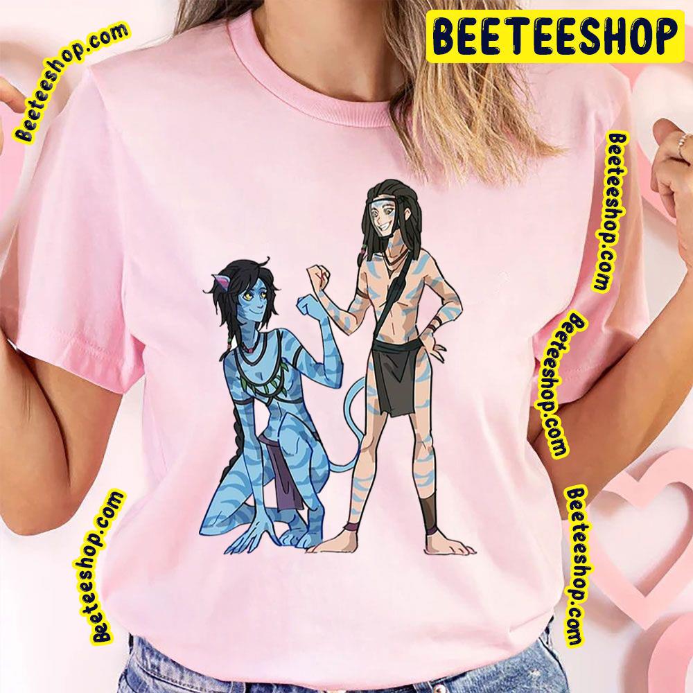 Retro Couple Avatar The Way Of Water Trending Unisex T-Shirt Retro Couple Avatar The Way Of Water Trending Unisex T-Shirt