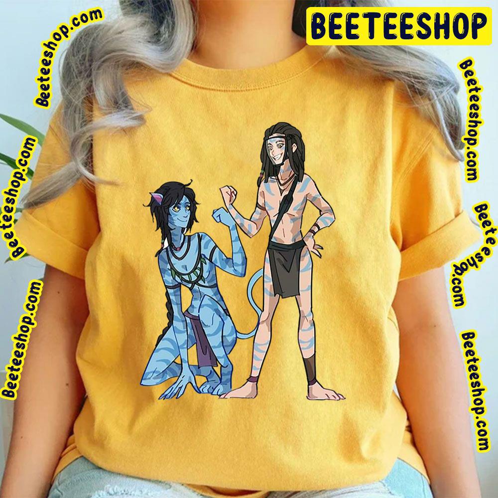 Retro Couple Avatar The Way Of Water Trending Unisex T-Shirt Retro Couple Avatar The Way Of Water Trending Unisex T-Shirt