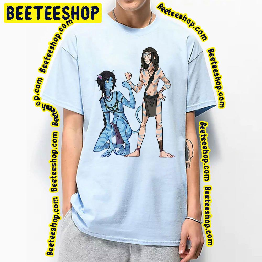 Retro Couple Avatar The Way Of Water Trending Unisex T-Shirt Retro Couple Avatar The Way Of Water Trending Unisex T-Shirt