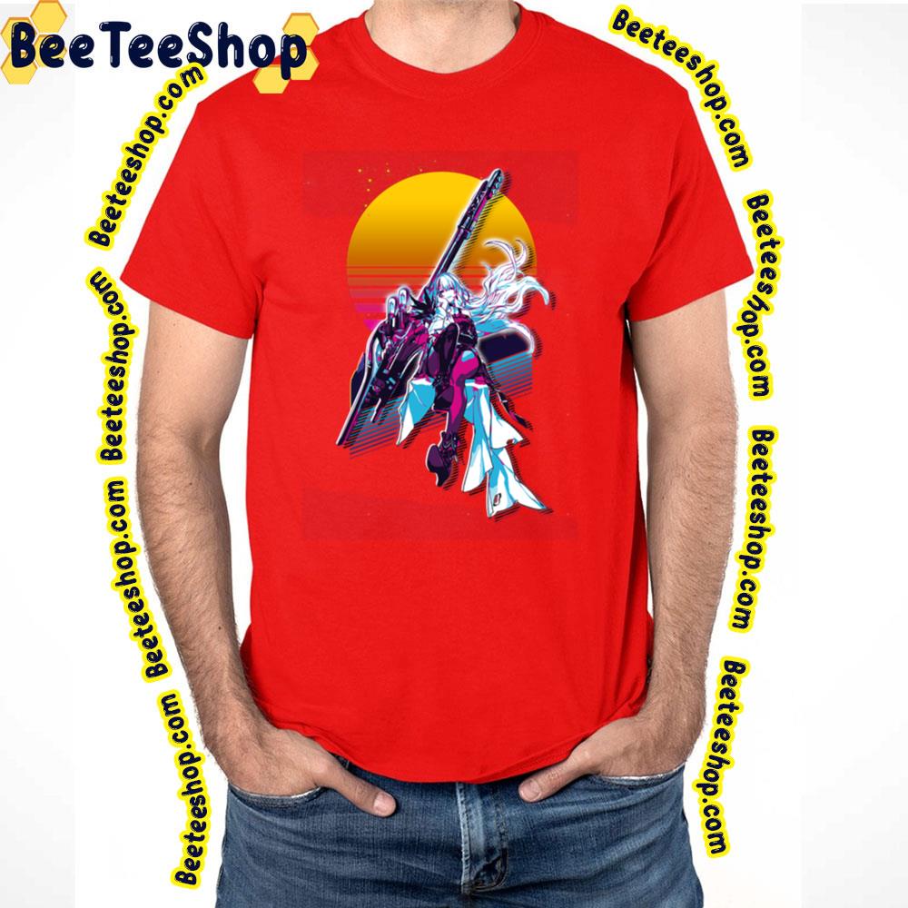 Serval 80s Retro Honkai Star Rail Game Trending Unisex T-Shirt Serval 80s Retro Honkai Star Rail Game Trending Unisex T-Shirt