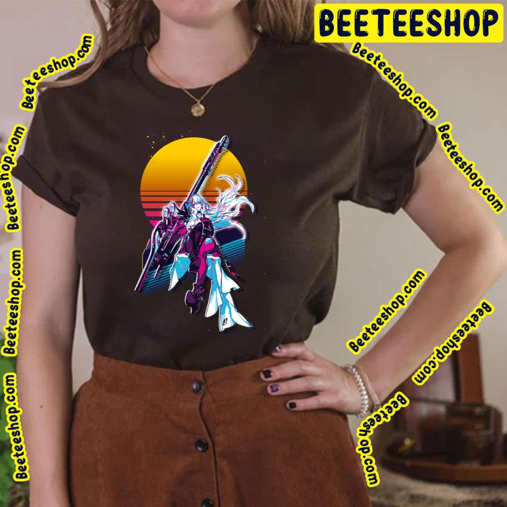 Serval 80s Retro Honkai Star Rail Game Trending Unisex T-Shirt Serval 80s Retro Honkai Star Rail Game Trending Unisex T-Shirt