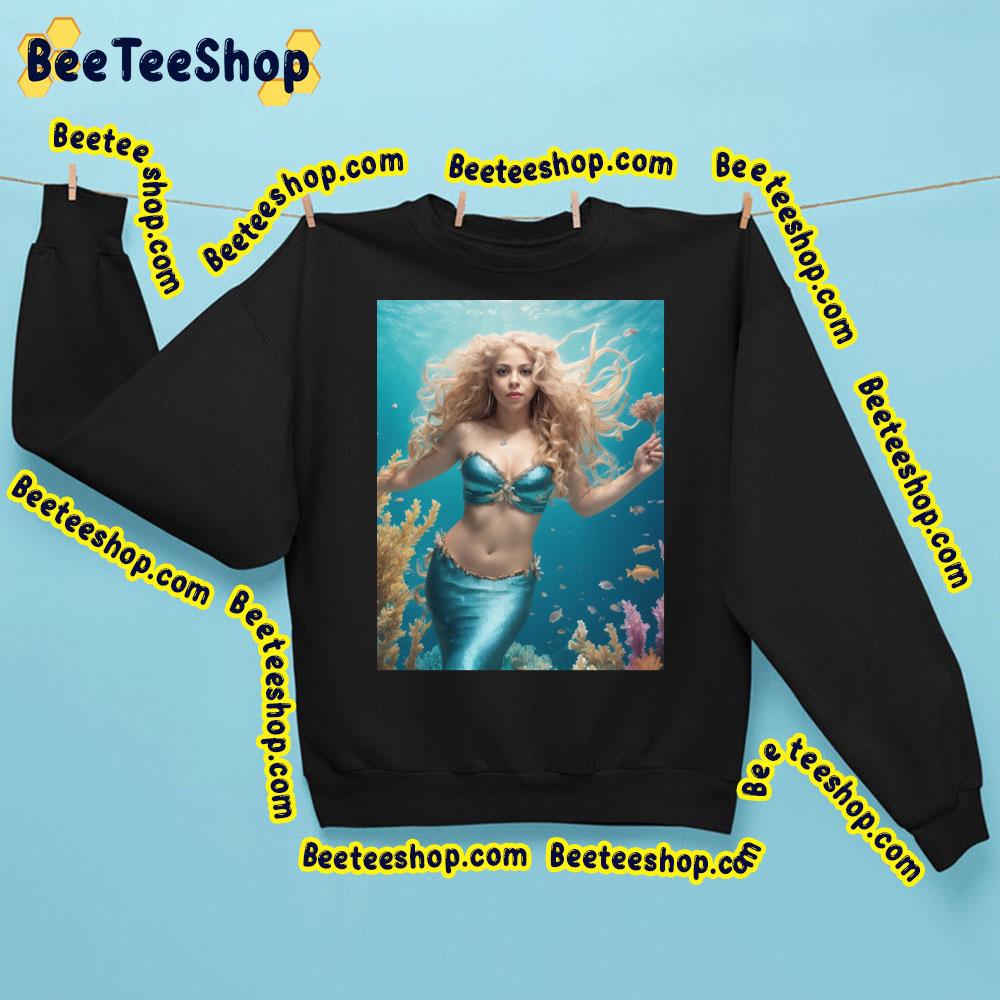 Shakira Mermaid Trending Unisex Sweatshirt Shakira Mermaid Trending Unisex Sweatshirt