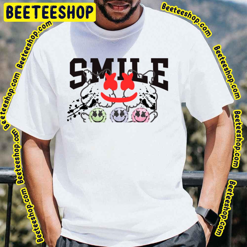 Smile Color Art Marshmello Trending Unisex T-Shirt Smile Color Art Marshmello Trending Unisex T-Shirt