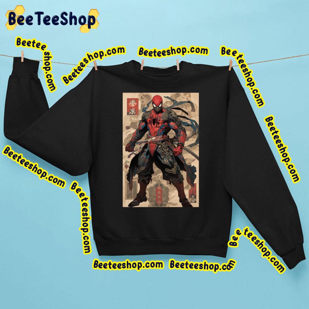 Spider Man Ukiyo E Style Trending Unisex Sweatshirt Spider Man Ukiyo E Style Trending Unisex Sweatshirt