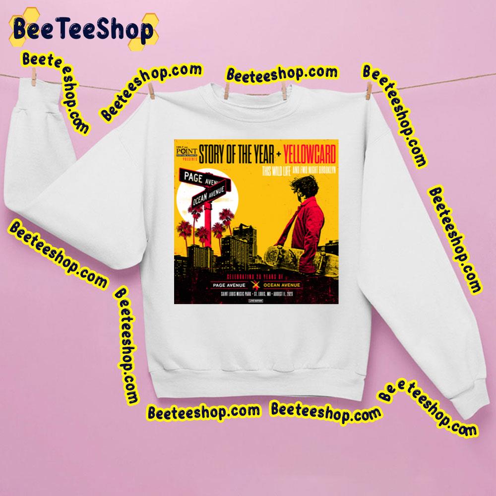 Story Of The Year + Yellowcard 2023 Trending Unisex Sweatshirt Story Of The Year + Yellowcard 2023 Trending Unisex Sweatshirt