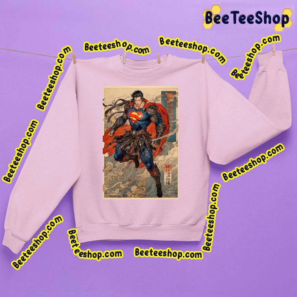 Superman Marvel Japanese Art Trending Unisex Sweatshirt Superman Marvel Japanese Art Trending Unisex Sweatshirt