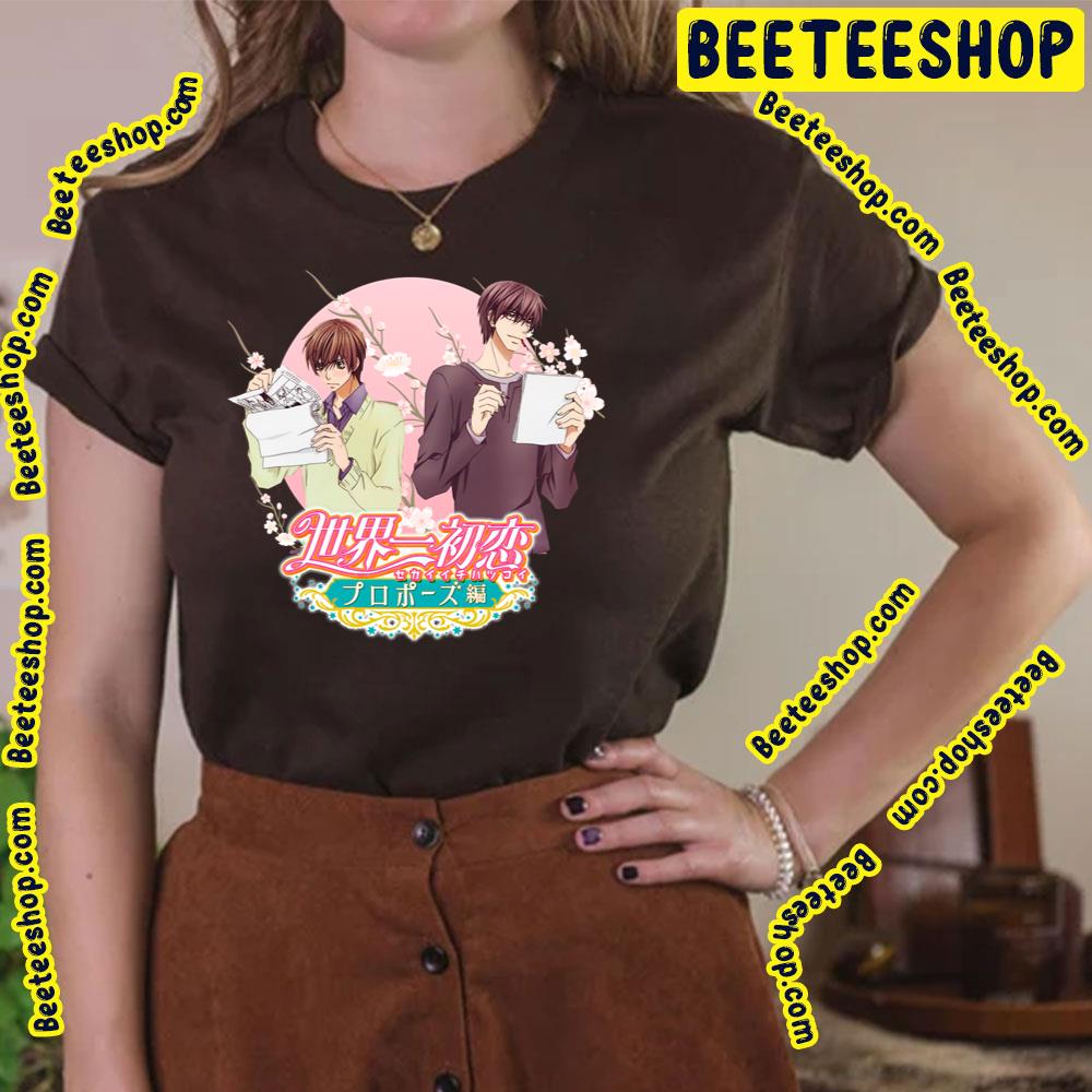 Takaritsu Sekaiichi Hatsukoi Trending Unisex T-Shirt Takaritsu Sekaiichi Hatsukoi Trending Unisex T-Shirt