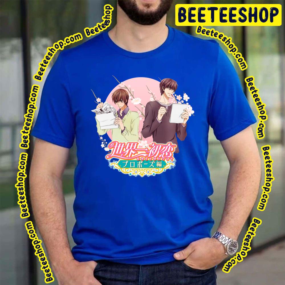 Takaritsu Sekaiichi Hatsukoi Trending Unisex T-Shirt Takaritsu Sekaiichi Hatsukoi Trending Unisex T-Shirt