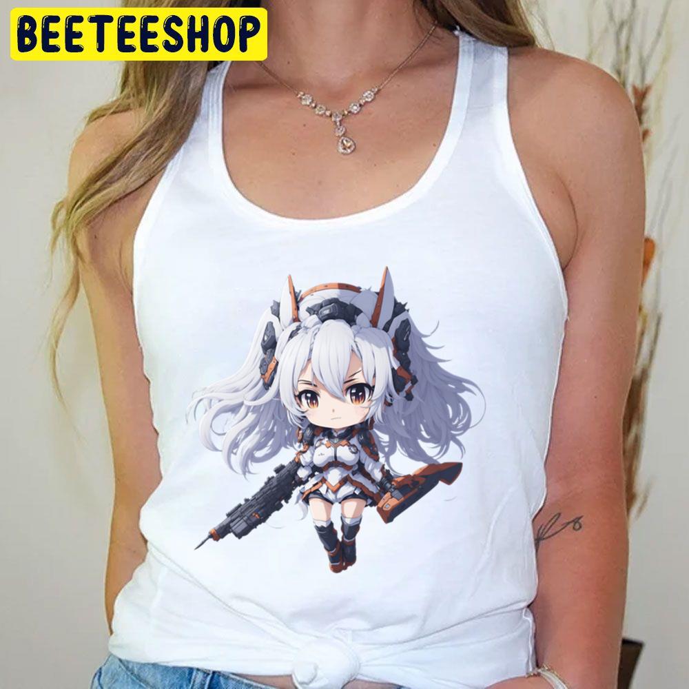 Very Cute Chibi Bronya Honkai Star Rail Game Trending Unisex T-Shirt Very Cute Chibi Bronya Honkai Star Rail Game Trending Unisex T-Shirt
