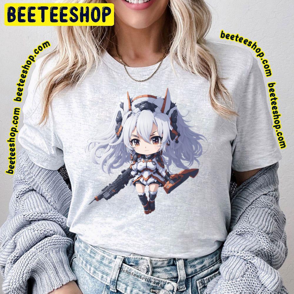 Very Cute Chibi Bronya Honkai Star Rail Game Trending Unisex T-Shirt Very Cute Chibi Bronya Honkai Star Rail Game Trending Unisex T-Shirt