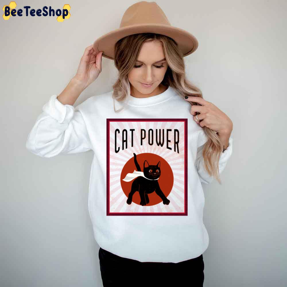Vintage Art Animal Cat Power Trending Unisex T-Shirt Vintage Art Animal Cat Power Trending Unisex T-Shirt