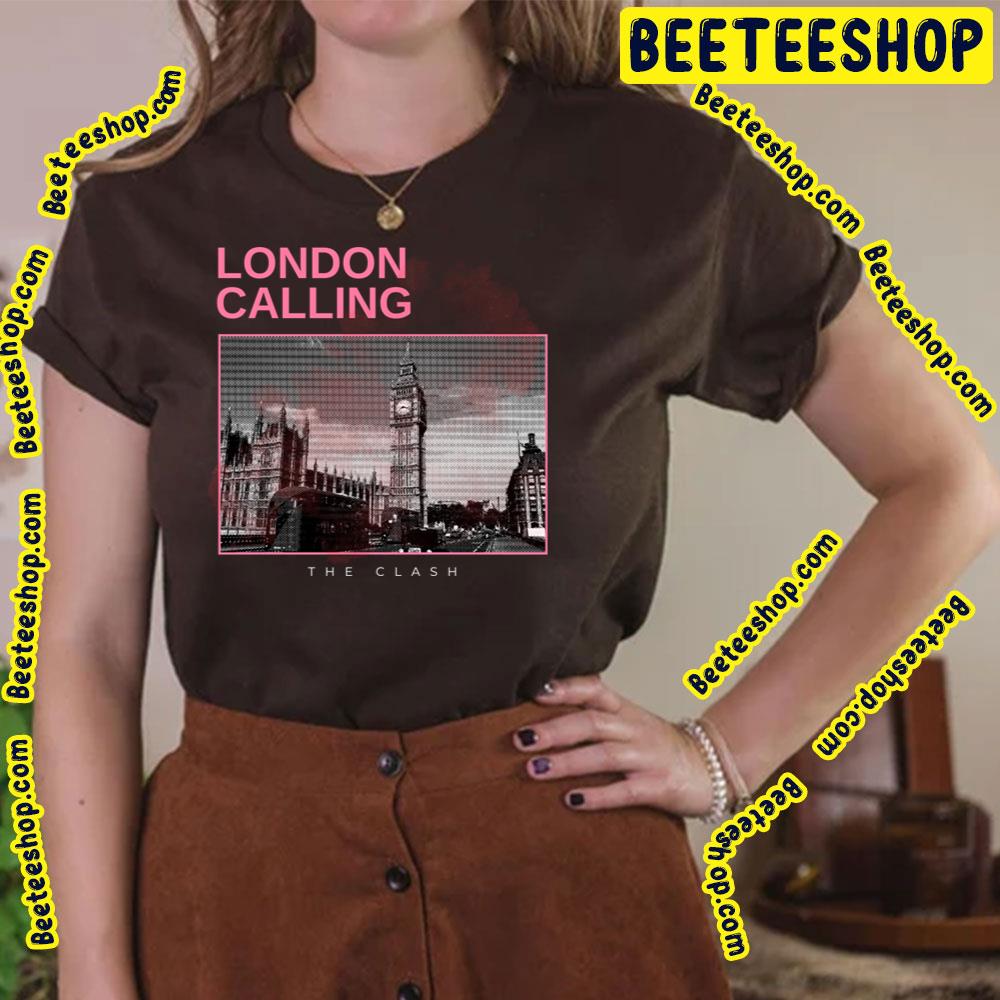 Vintage Art London Calling Minimalism Trending Unisex T-Shirt Vintage Art London Calling Minimalism Trending Unisex T-Shirt
