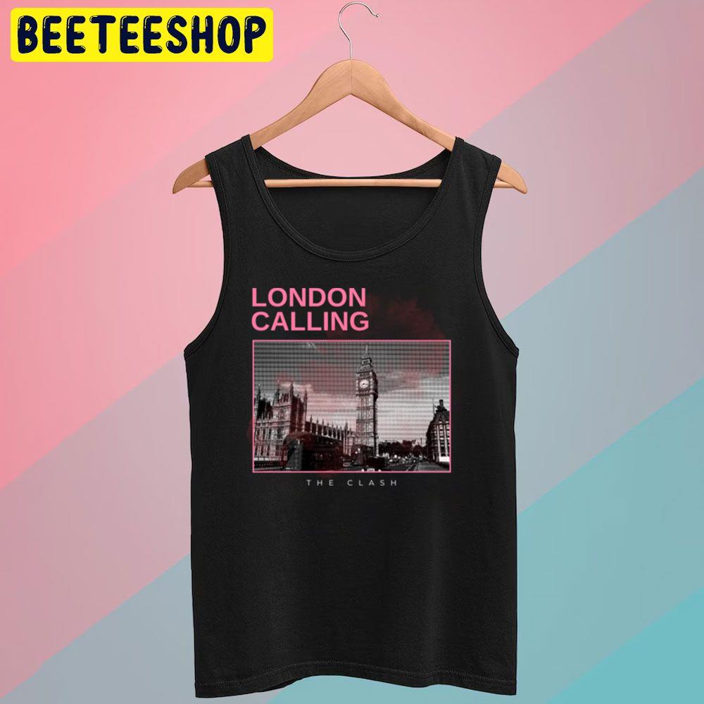 Vintage Art London Calling Minimalism Trending Unisex T-Shirt Vintage Art London Calling Minimalism Trending Unisex T-Shirt