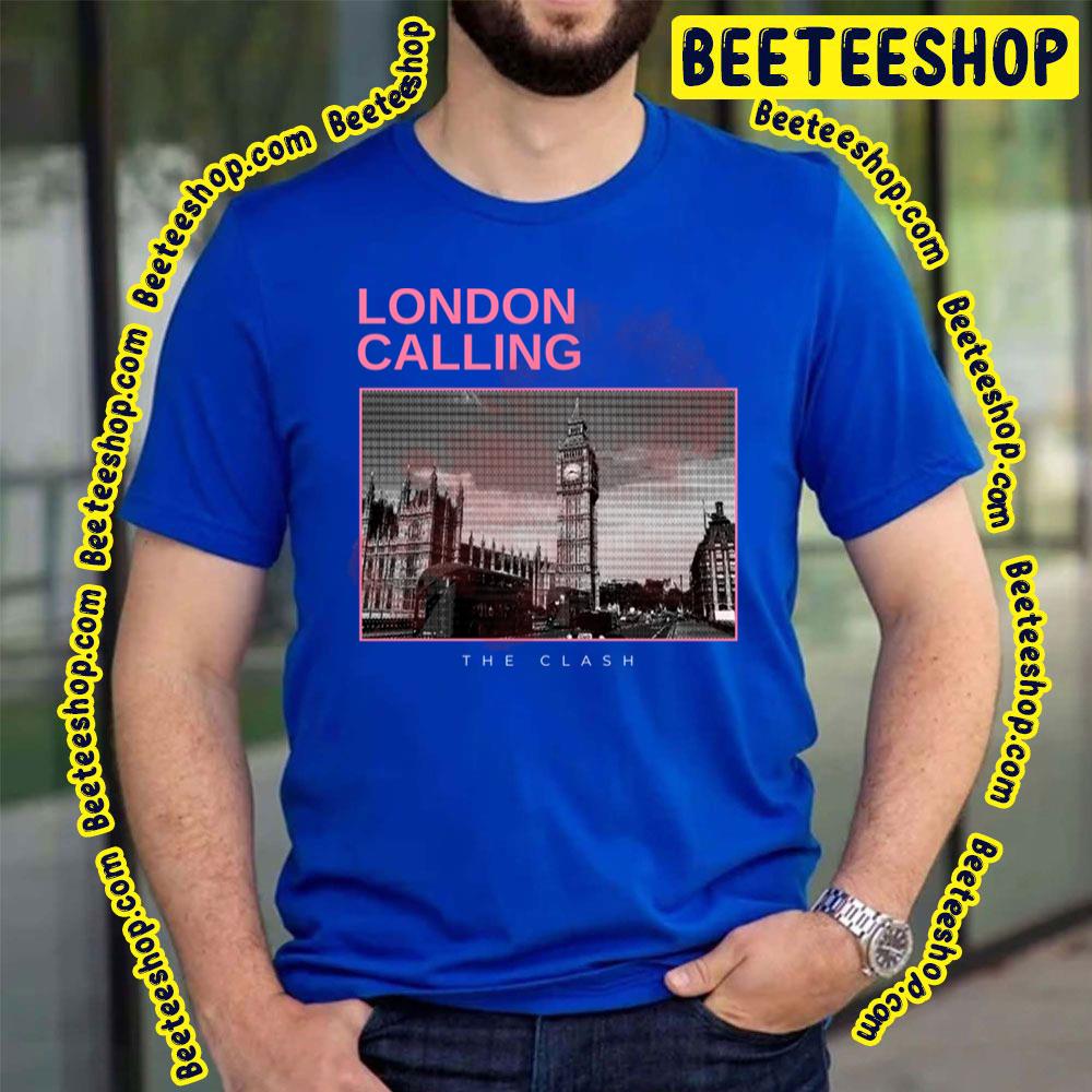 Vintage Art London Calling Minimalism Trending Unisex T-Shirt Vintage Art London Calling Minimalism Trending Unisex T-Shirt