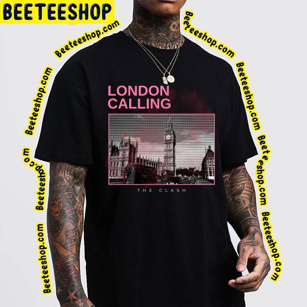 Vintage Art London Calling Minimalism Trending Unisex T-Shirt Vintage Art London Calling Minimalism Trending Unisex T-Shirt