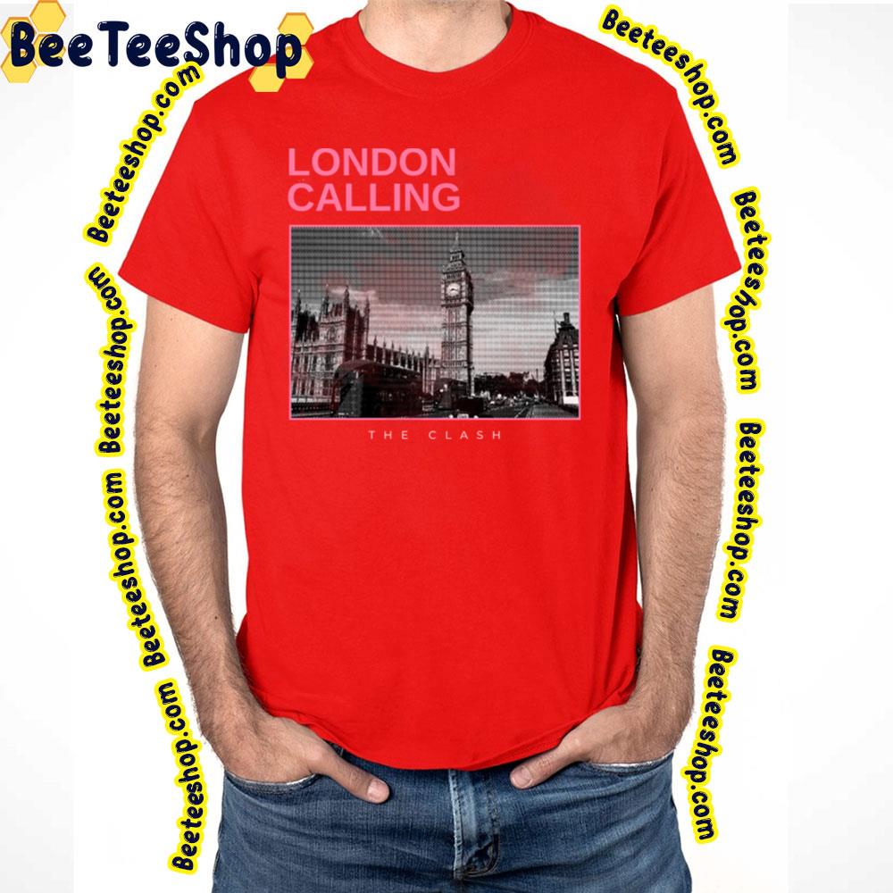Vintage Art London Calling Minimalism Trending Unisex T-Shirt Vintage Art London Calling Minimalism Trending Unisex T-Shirt