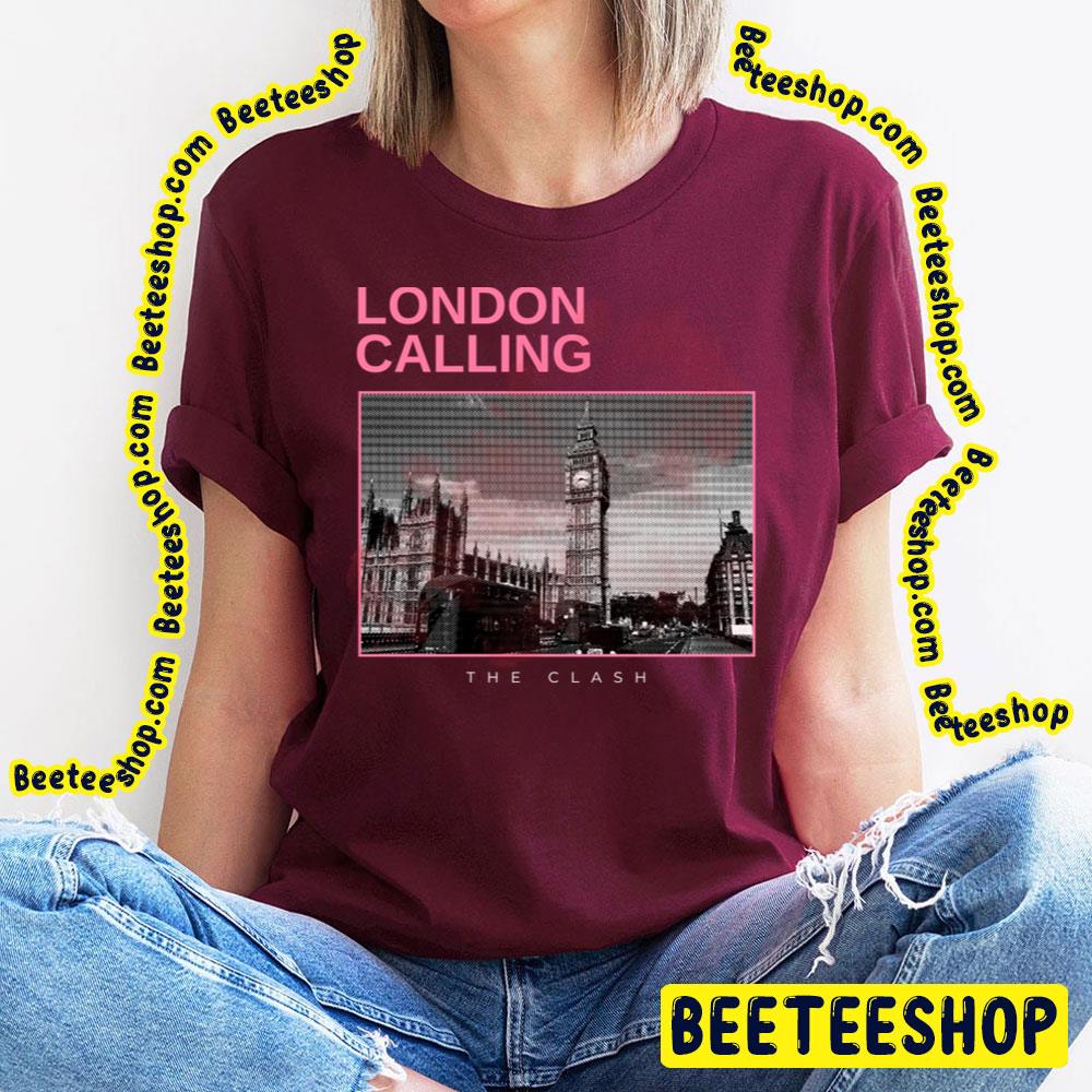 Vintage Art London Calling Minimalism Trending Unisex T-Shirt Vintage Art London Calling Minimalism Trending Unisex T-Shirt