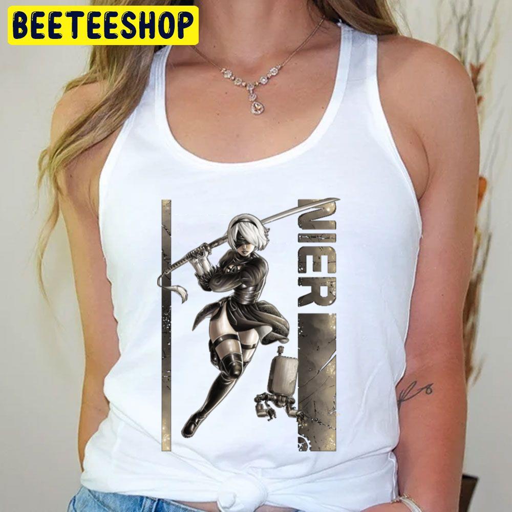 Vintage Art Nier Nier Automata Trending Unisex T-Shirt Vintage Art Nier Nier Automata Trending Unisex T-Shirt